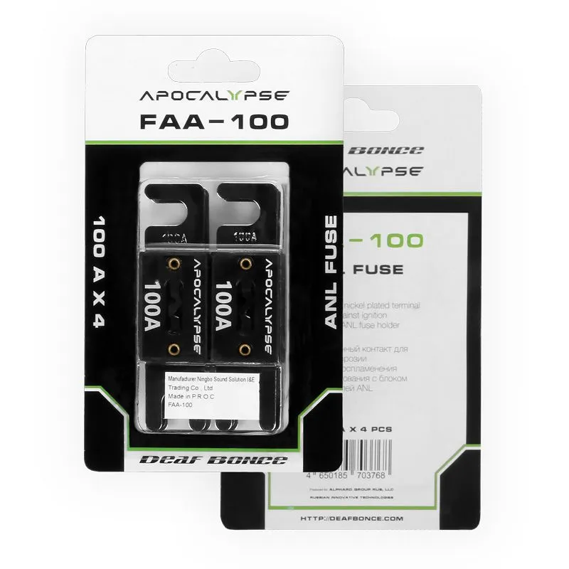 Предохранитель Deaf Bonce FAA 100, 100A  1шт - фото Предохранитель Deaf Bonce FAA 100, 100A  1шт - фото