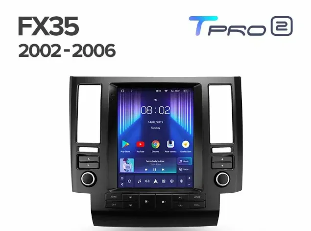 ШГУ Teyes DS TPRO2 3/32 GB Infiniti FX35 1 DS 2002-2006, 9.7" - фото
