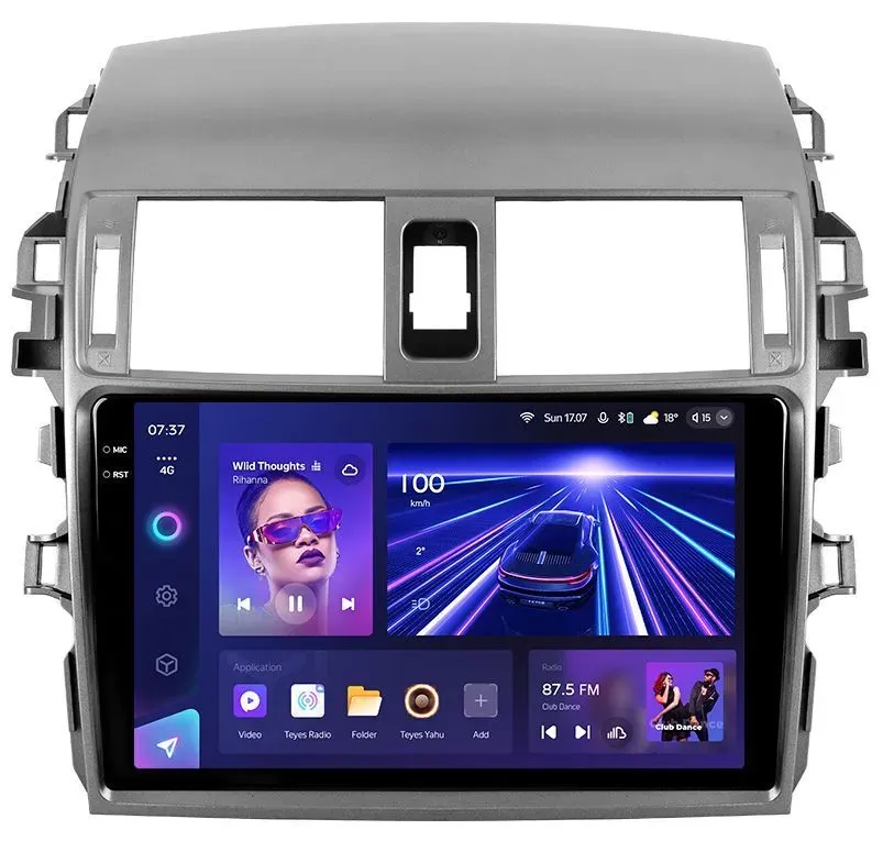 ШГУ Teyes CC3 2K 4/64 GB Toyota Corolla 10 E140 E150 2006-2013 9.5"  - фото