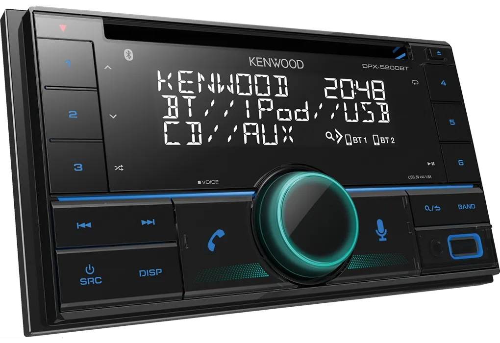 CD - ресивер Kenwood DPX-5200BT - фото
