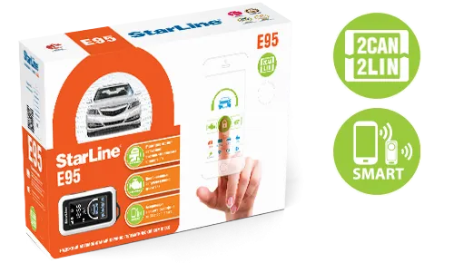 Автосигнализация StarLine E95 BT 2CAN+2LIN - фото