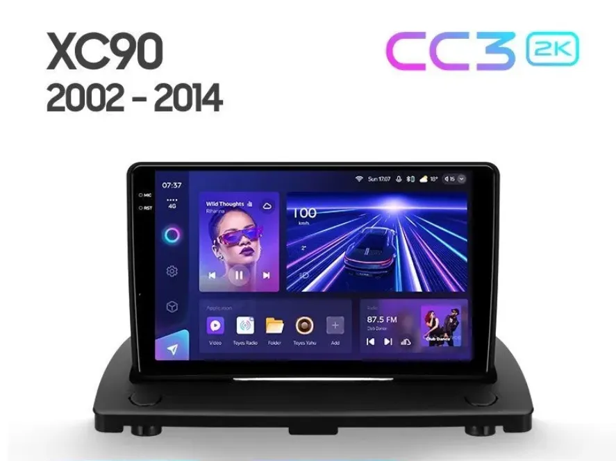 ШГУ Teyes CC3 2K 4/32 Volvo XC90 C 2002-2014 9.5" - фото