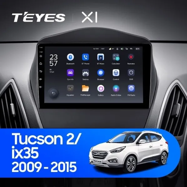 ГУ Teyes X1 Hyundai ix35 2009-2015 - фото