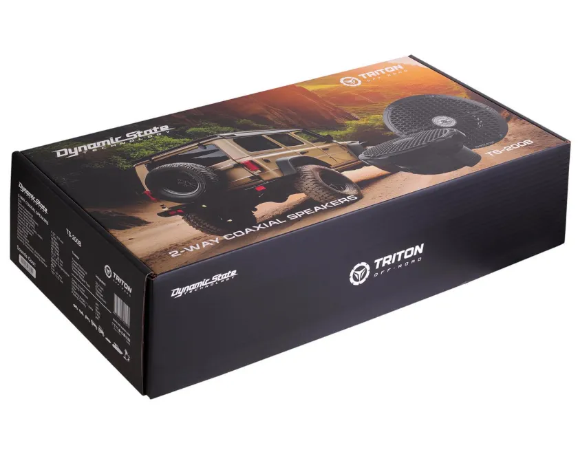 Акустика коаксиальная Dynamic State TRITON TS-200B Black - фото