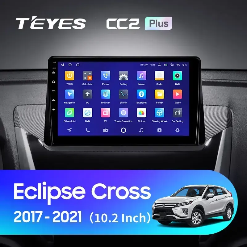 Комплект магнитолы TEYES CC3L 10.2" для Mitsubishi Eclipse Cross