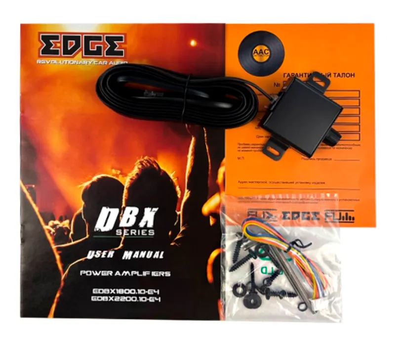 Усилитель 1-канальный EDGE EDBX2200.1D-E4 - фото