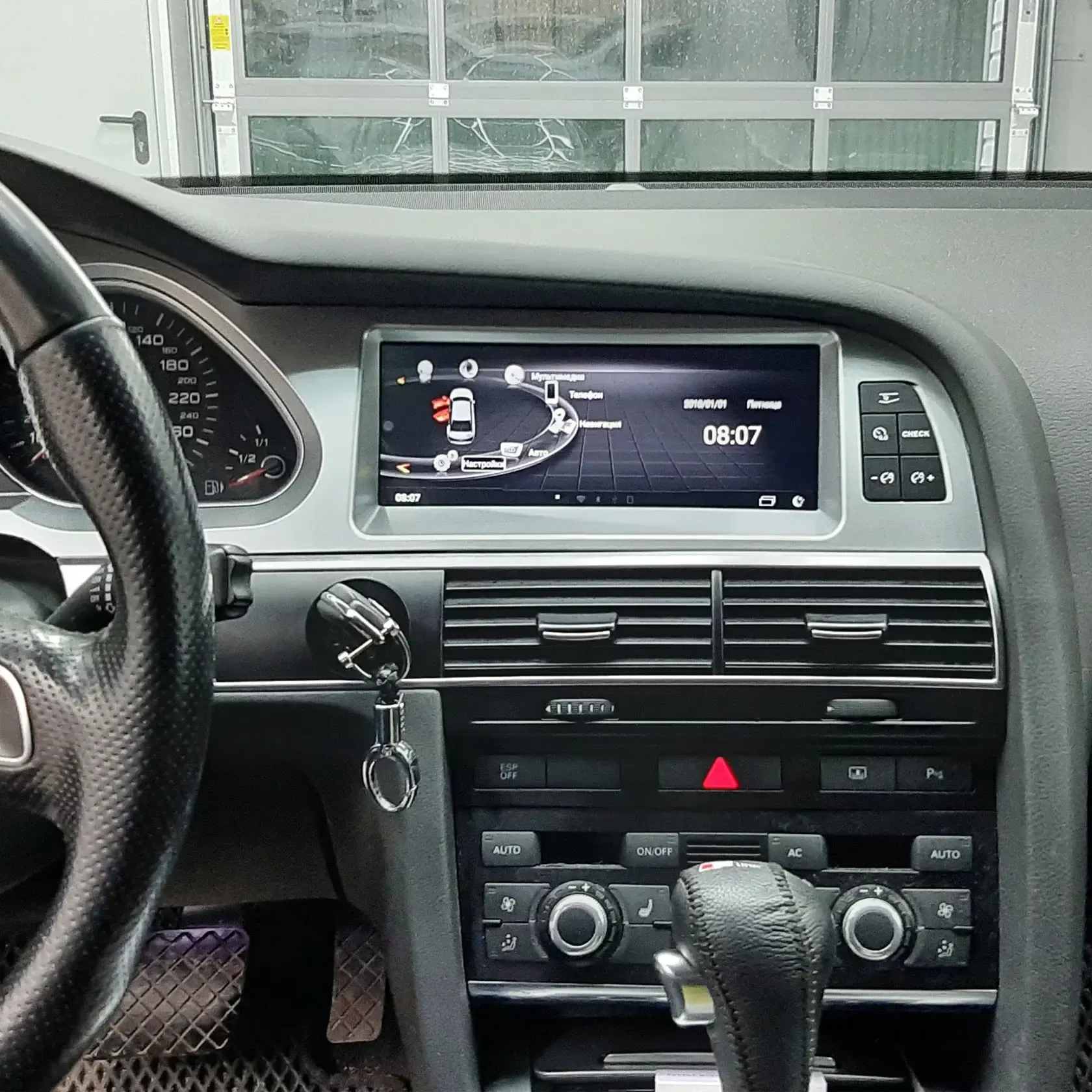 Мультимедийное устройство 8.8" Android 12 4+64 Gb для AUDI A6 2005-2009