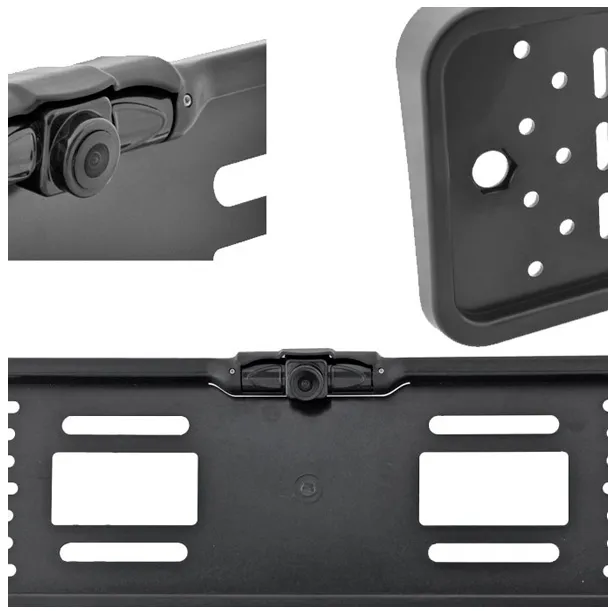 Камера заднего вида в штатное место SWAT VDC-006S  с площадкой под номерной знак SONY - фото