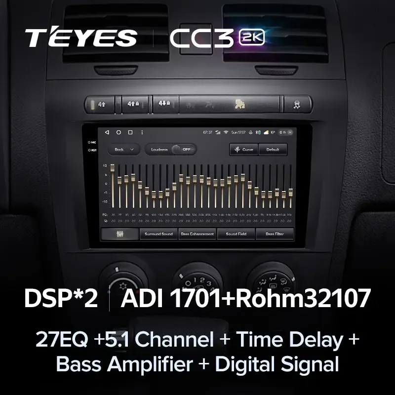 Комплект магнитолы TEYES CC3 2K 9.5" для Hummer H3 I 2005-2010