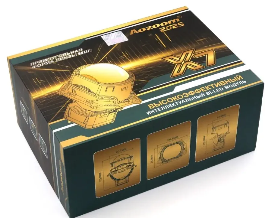 Би-линза Aozoom X7 2025 New 5500К 3.0" - фото Би-линза Aozoom X7 2025 New 5500К 3.0" - фото