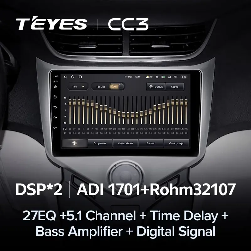 Комплект магнитолы TEYES CC3L 9.0" для Chery Fulwin