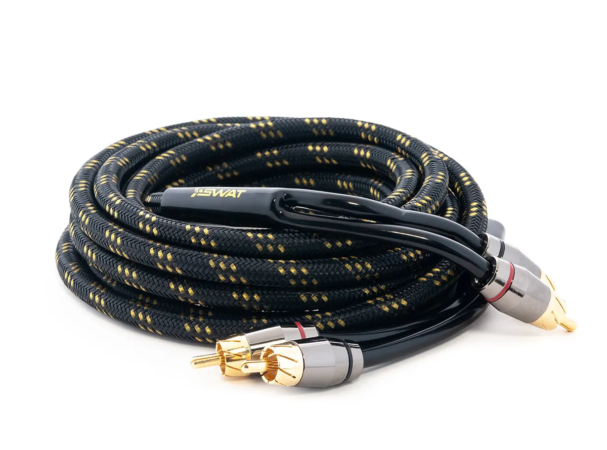 Межблочный кабель SWAT SIX-210 (2RCA-2RCA) (1м) - фото