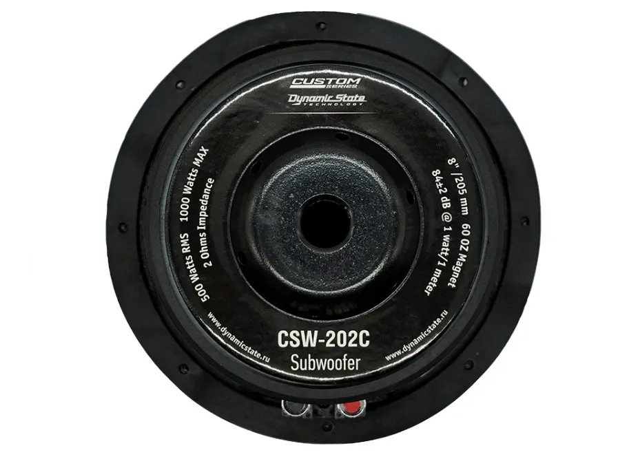 Сабвуфер Dynamic State CSW-202C CUSTOM Series - фото