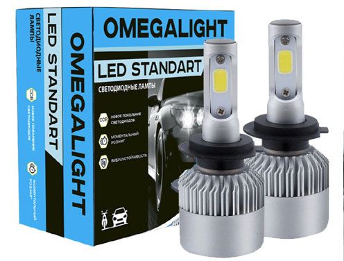 Лампа LED Omegalight Standart H8/H9/H11 2400Lm (1шт) - фото