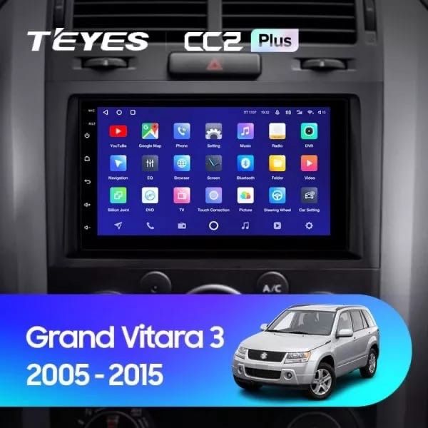 ШГУ Teyes CC2 Plus 3/32 GB Suzuki Grand Vitara 3 2005-2015 - фото