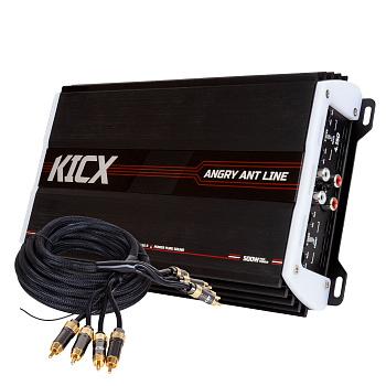 Усилитель 4-канальный Kicx Angry Ant 4.150 + RCA-06